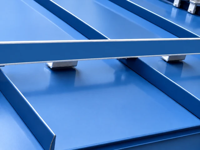 ColorBar standing seam clamp-mounted snow rail system