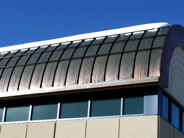 SnoBar standing seam clamp-mounted snow rail system